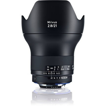 ZEISS Milvus 21mm f/2.8 ZF.2 Objetivo para Nikon F F2.8 a F22 Sellado