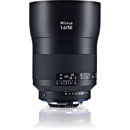ZEISS Milvus 50mm f/1.4 ZF.2 Objetivo para Nikon F con recubrimiento T* y apertura f/1.4 a f/16