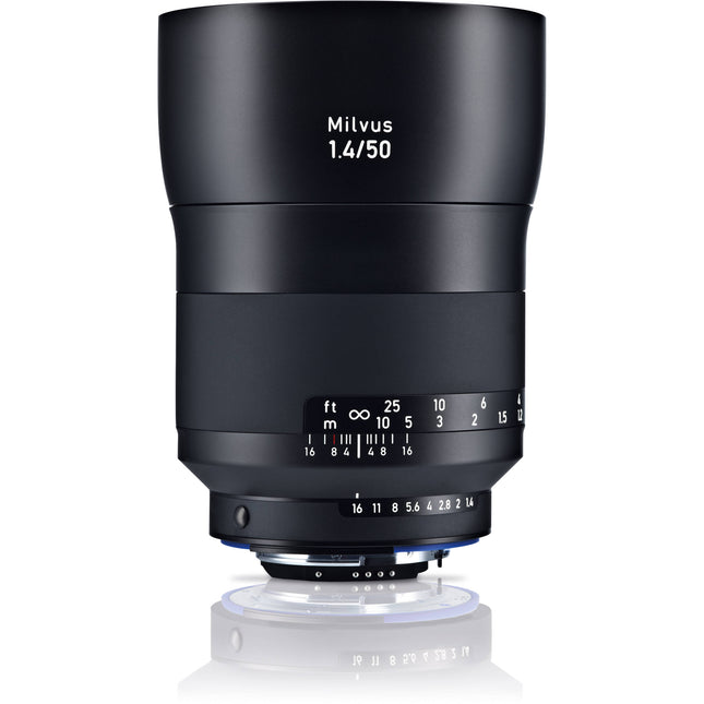 ZEISS Milvus 50mm f/1.4 ZF.2 Objetivo para Nikon F con recubrimiento T* y apertura f/1.4 a f/16