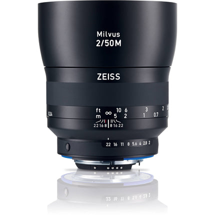 ZEISS Milvus 50mm f2M ZF.2 Lente Macro para Nikon F Apertura f2-f22 y Enfoque Manual