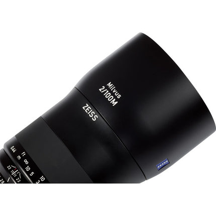 ZEISS Milvus 100mm f/2M ZF.2 Lente Macro Nikon F montura F con 1:2 aumento y apertura f/2 a f/22