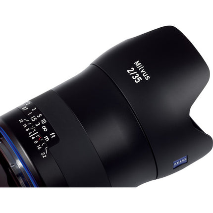 ZEISS Milvus 35mm f2 ZE Objetivo para Canon EF con Apertura f2 y Recubrimiento Antirreflectante T*