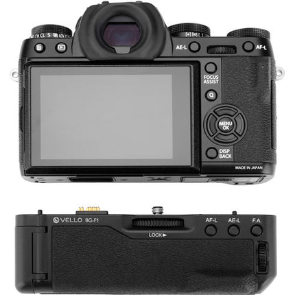 Vello BG-F1 Empuñadura de Batería para Fujifilm X-T1 con Control Vertical y Botones Extra
