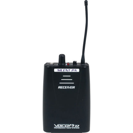 VocoPro SilentPA-PRACTICE Sistema de Audio Inalámbrico UHF 16 Canales Receptor Bodypack