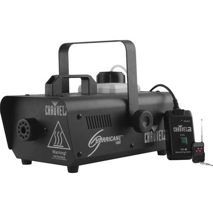 CHAUVET DJ Hurricane 1000 Máquina de Humo con Control Manual y Remoto Inalámbrico Tiempo de Calentamiento Rápido Tanque Iluminado LED