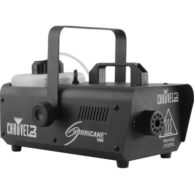 CHAUVET DJ Hurricane 1000 Máquina de Humo con Control Manual y Remoto Inalámbrico Tiempo de Calentamiento Rápido Tanque Iluminado LED