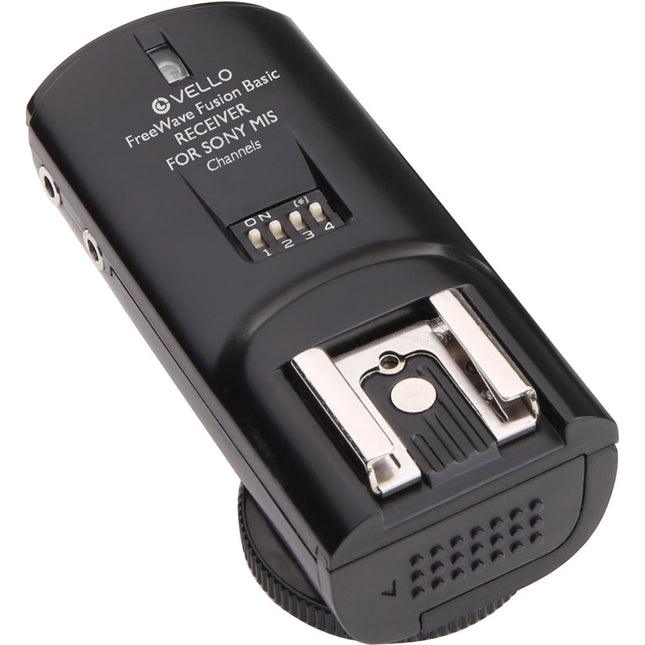 Vello FreeWave Fusion Basic Receptor Inalámbrico 433 MHz 16 Canales 45 m Alcance para Zapata Sony