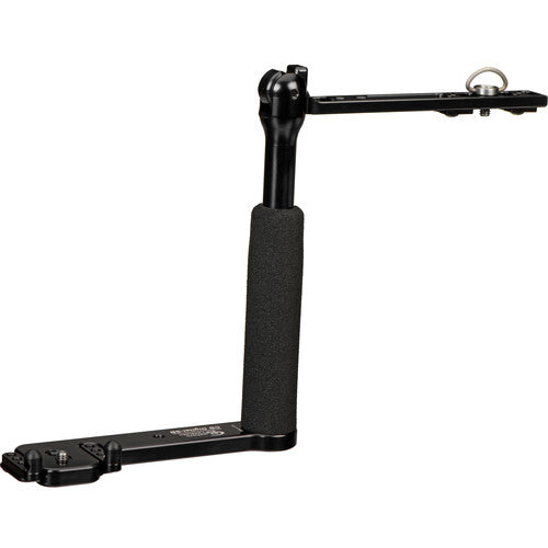 Custom Brackets CB Digital-S Soporte Giratorio para Flash 180° Rotación 2 Clips Ajustables