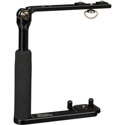 Custom Brackets CB Digital-S Soporte Giratorio para Flash 180° Rotación 2 Clips Ajustables