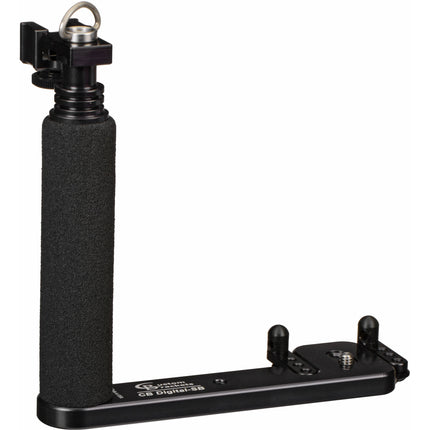 Custom Brackets CB Digital-SB Soporte Flash con Montura 1/4"-20 y Agarre de Espuma