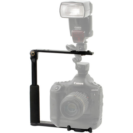 Custom Brackets CB Digital-T Soporte Giratorio para Flash 180° rotación y clips ajustables