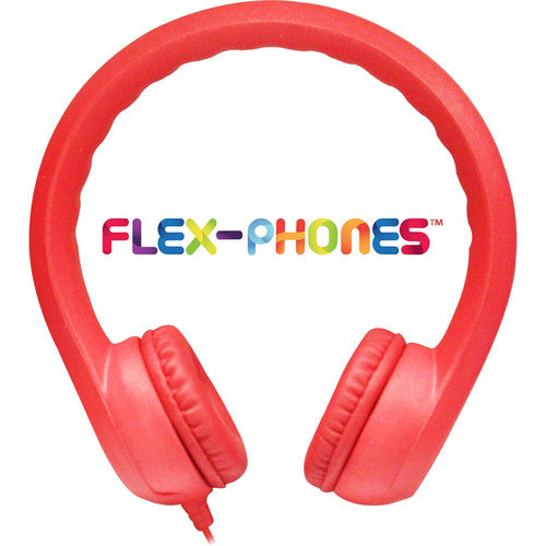 HamiltonBuhl Flex-Phones Auriculares de Espuma para Niños Rojo