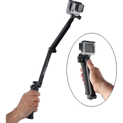 Revo Brazo Ajustable 3 en 1 Agarre y Trípode para GoPro 7.5 a 20"