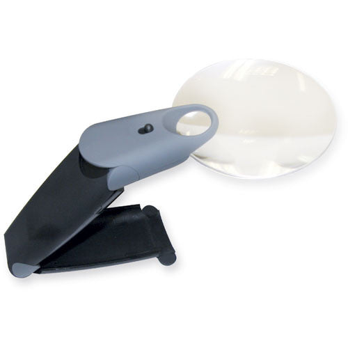 Carson FH-25 Lupa de Mano 2.5x 5x con Luz LED para Detalles