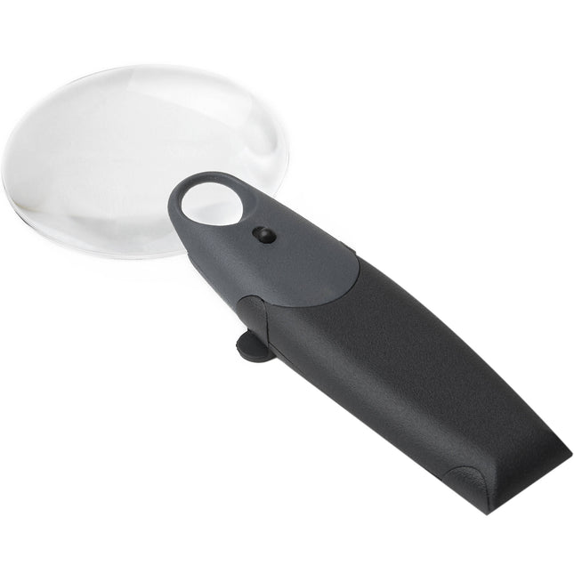 Carson FH-25 Lupa de Mano 2.5x 5x con Luz LED para Detalles