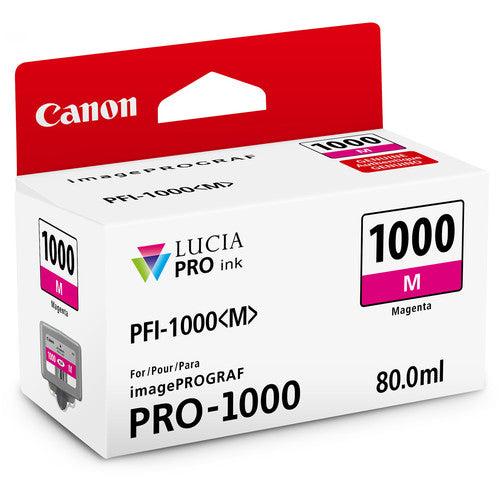 Canon PFI-1000 M LUCIA PRO Tanque de Tinta Magenta 80mL Pigmentada