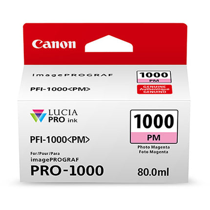 Canon PFI-1000 PM LUCIA PRO Tinta Foto Magenta 80mL para Impresora Inkjet