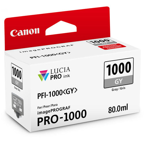 Canon PFI-1000 GY LUCIA PRO Tanque de Tinta Gris 80mL para Impresora Inkjet