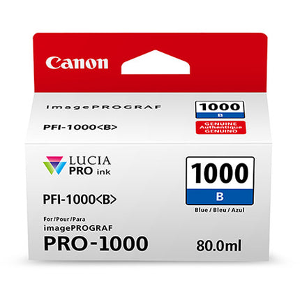 Canon PFI-1000 B LUCIA PRO Tanque de Tinta Azul 80mL Pigmentada