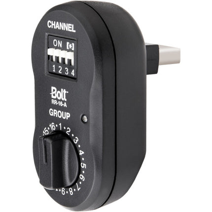 Bolt RR-16-A receptor remoto para flash 16 canales 150 pies alcance