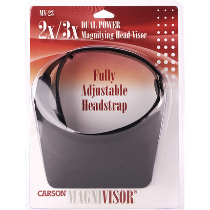 Carson MV-23 Lupa de Cabeza MagniVisor 2x con Lente Extraíble 3x