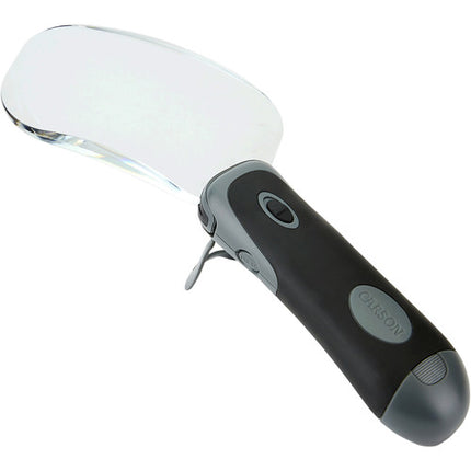 Carson RL-30 lupa removible 3 en 1 lentes acrílicos 3.5x 2x luz LED con estuche
