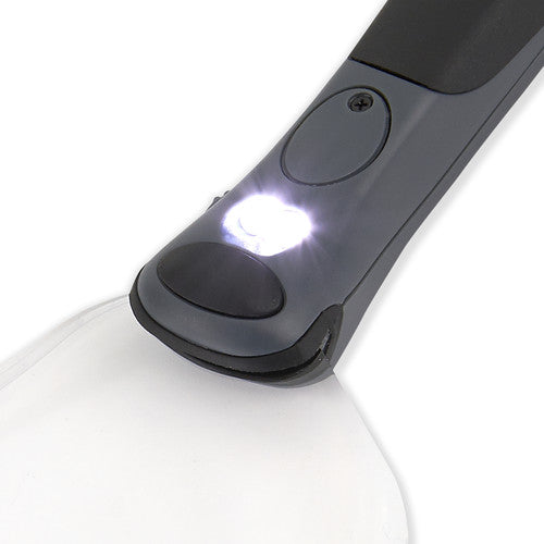 Carson RM-77 Lupa Iluminada 2x con Mango de Goma y LED