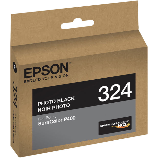 Epson T324 Photo Black UltraChrome HG2 Cartucho de tinta 14 mL para SureColor P400