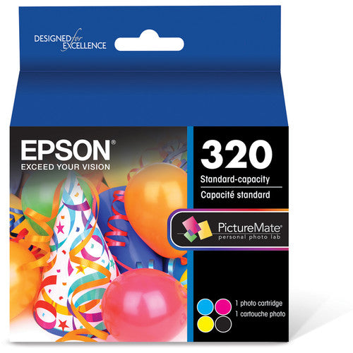 Cartucho de Tinta Color Epson 320 Capacidad Estándar para PictureMate PM-400 100 Fotos 4x6"