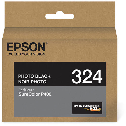 Epson T324 Photo Black UltraChrome HG2 Cartucho de tinta 14 mL para SureColor P400