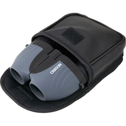 Carson 8x21 Binoculares Compactos Porro Prism 6.5° Vista con Funda y Correa