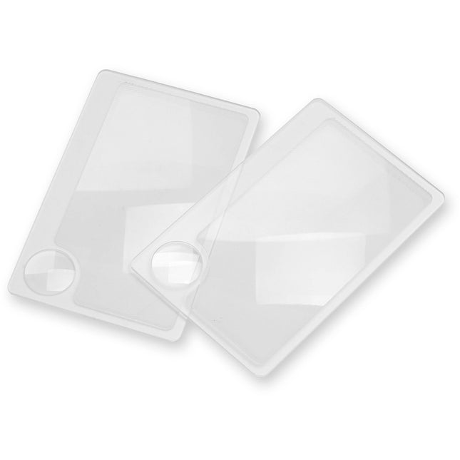 Carson WM-01 Lupa de Billetera 2.5x con Spot 6x Ultra Compact Twin Pack