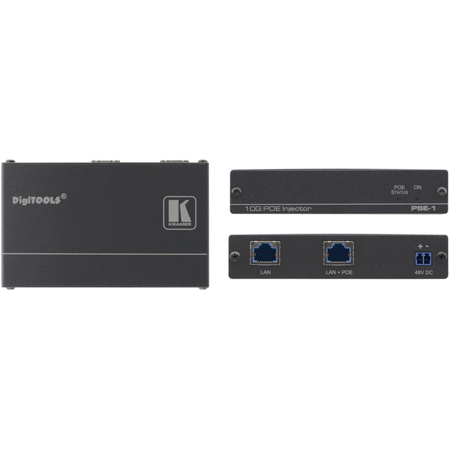 Kramer PSE-1 Inyector de alimentación Power Over Ethernet 10Gb UHD