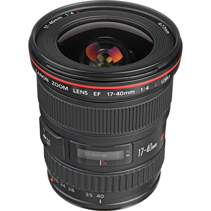 Canon EF 17-40mm f4L USM objetivo con motor AF ultra-sónico apertura f4 a f22