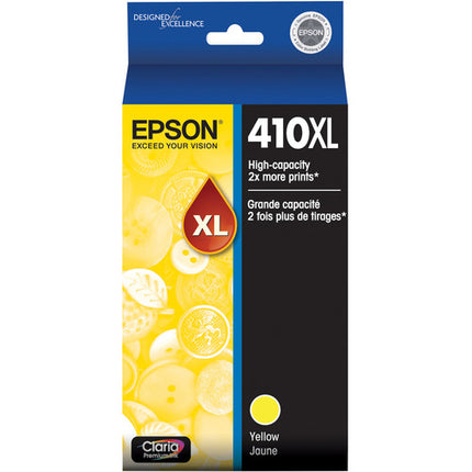 Cartucho de Tinta Amarilla Epson Claria Premium Alta Capacidad para Impresoras XP-530 XP-630 XP-830 Pigmentada