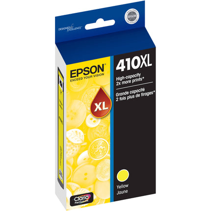 Cartucho de Tinta Amarilla Epson Claria Premium Alta Capacidad para Impresoras XP-530 XP-630 XP-830 Pigmentada