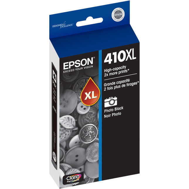 Cartucho de Tinta Fotográfica Negra Epson Claria Premium Alta Capacidad para Impresoras XP-530 XP-630 XP-830
