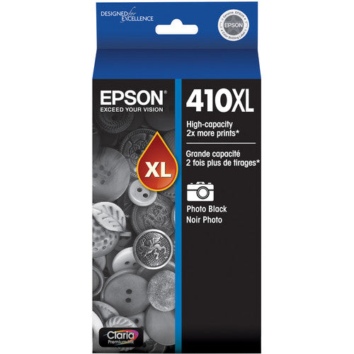 Cartucho de Tinta Fotográfica Negra Epson Claria Premium Alta Capacidad para Impresoras XP-530 XP-630 XP-830