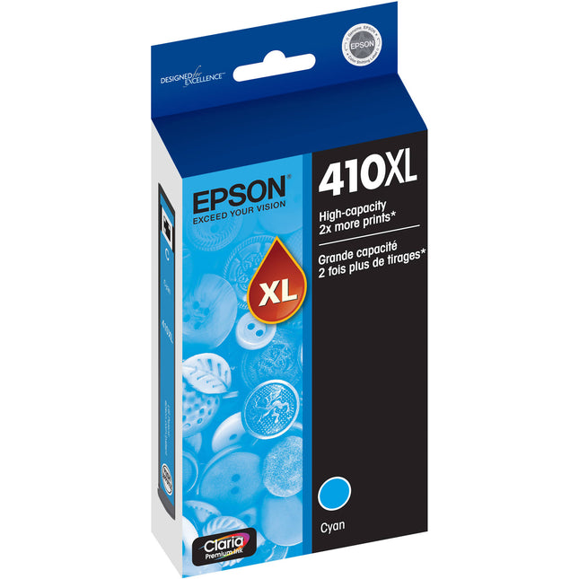 Cartucho de Tinta Cian Epson Claria Premium Alta Capacidad para XP-530 XP-630 XP-830