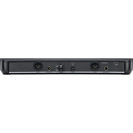 Shure BLX1288/CVL Sistema inalámbrico con micrófono Lavalier y de mano dual canal 14h batería rango 300 pies
