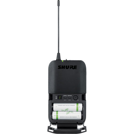 Shure BLX1288/CVL Sistema inalámbrico con micrófono Lavalier y de mano dual canal 14h batería rango 300 pies