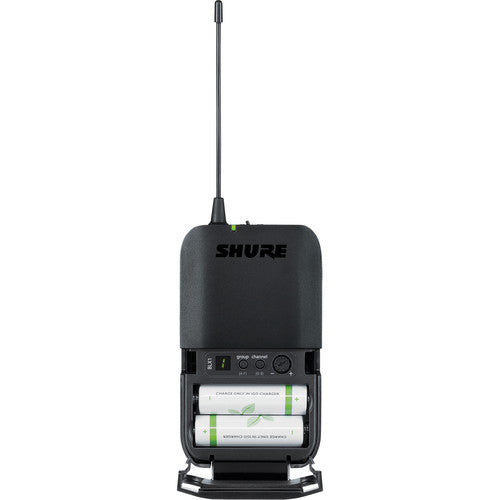 Shure BLX1 Transmisor Inalámbrico Bodypack 14 Horas Batería AA