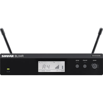 Shure BLX24R/B58 Sistema inalámbrico de micrófono con cápsula Beta 58A 14 horas de batería alcance 300 pies
