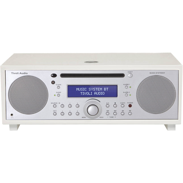Tivoli Music System BT Sistema de Audio Blanco Piano con Control Remoto y Antenas