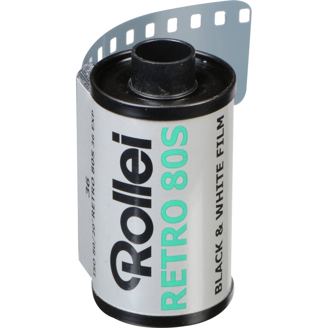 Rollei Retro 80S Película Negativa Blanco y Negro 35mm ISO 80 36 Exposiciones