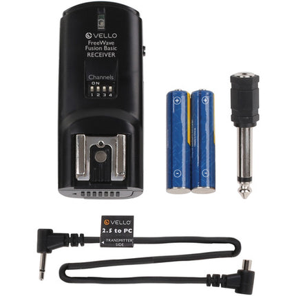 Vello FreeWave Fusion Basic Receptor Inalámbrico 433 MHz 16 Canales 45 m Alcance para Zapata Sony