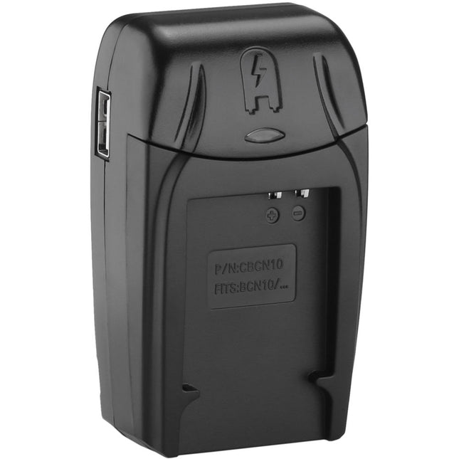 Watson Compact Cargador AC DC con Adaptador de Batería para DMW-BCN10 con Puerto USB y Enchufe Euro