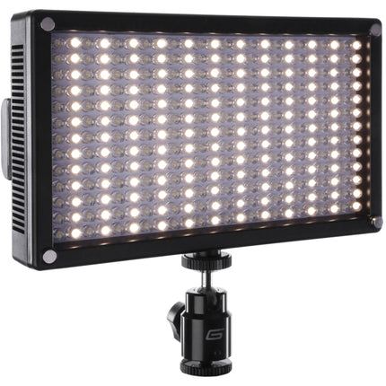 Genaray LED-7100T Luz LED para cámara 312 LEDs 3200-5600K con difusor magnético y baterías duales