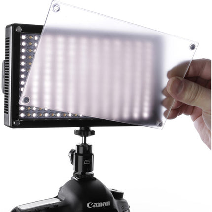 Genaray LED-7100T Luz LED para cámara 312 LEDs 3200-5600K con difusor magnético y baterías duales