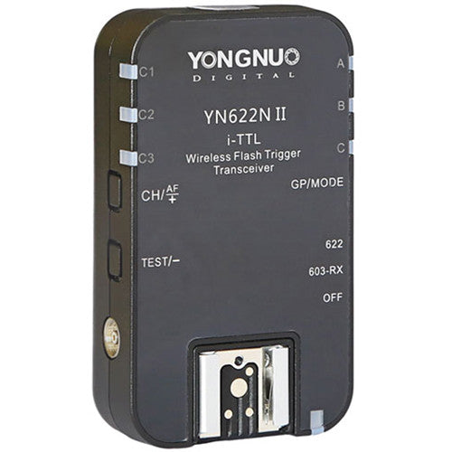 Yongnuo i-TTL Transceptor YN622N II para cámaras Nikon Pack 2 unidades